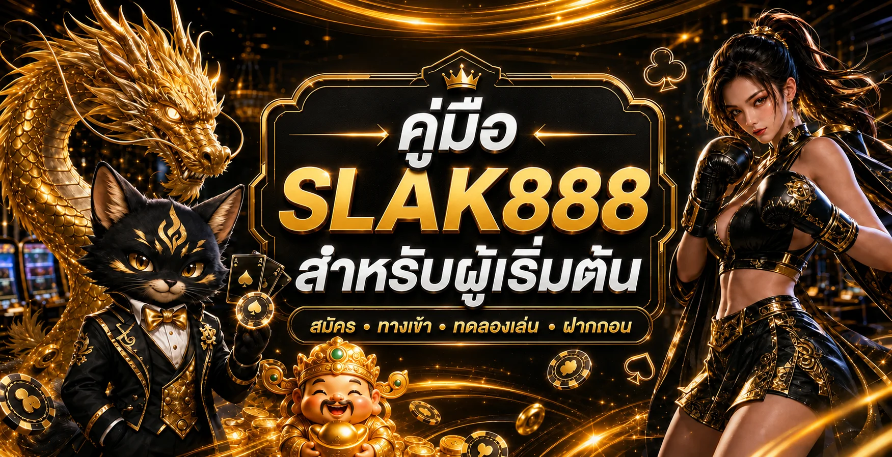 SLAK888 คู่มือผู้เริ่มต้น สมัคร ทางเข้า ทดลองเล่น และฝากถอน